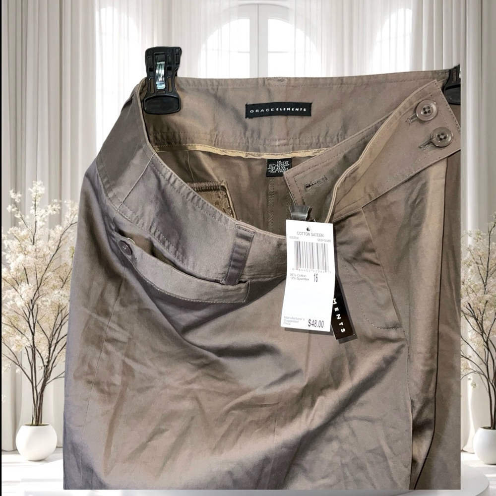 Grace Elements New W Tag (Missing Button) Chocola… - image 4